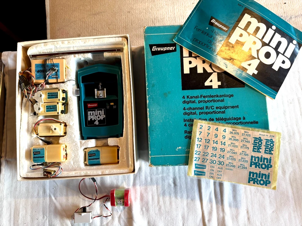 Graupner Rarität Mini Prop 4 Best. Nr. 3900 proportional Fernlenkanlage - Bild 1 von 4