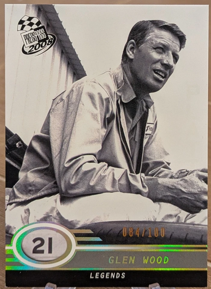 2004 Press Pass Legends Holo Gold SP 84/100 Glen Wood - Image 1 of 1