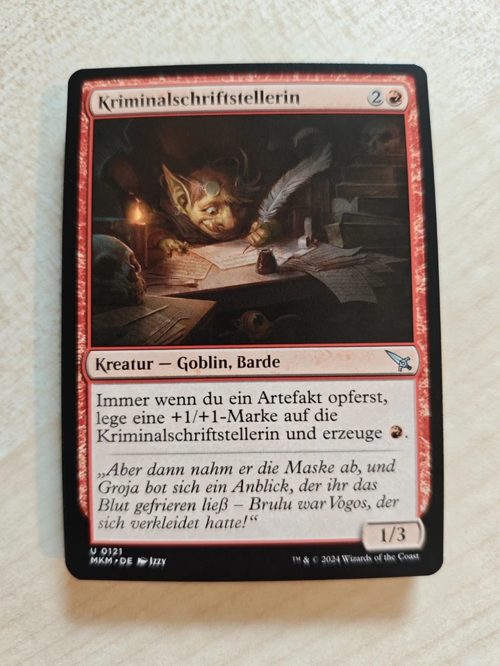 MTG MAGIC THE GATHERING MURDERS AT KARLOV MANOR Kriminalschriftstellerin - Bild 1 von 1