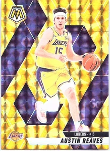2024-25 Panini Mosaic #120 Austin Reaves Reactive Yellow Mosaic - Picture 1 of 2