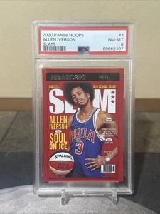 2020-21 Panini NBA Hoops - Slam Allen Iverson #1 PSA 8 - Picture 1 of 1