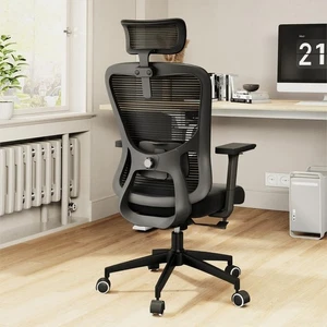 Silla de Oficina Ergonómica - Silla de Oficina de Malla 350LB con Lumbar Ajustable, Alta... - Imagen 1 de 9