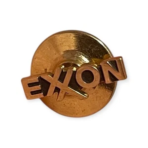 Exxon Lapel Pin Tie Tack | Vintage Service Award CTO 10K Gold Stamped - Picture 1 of 4