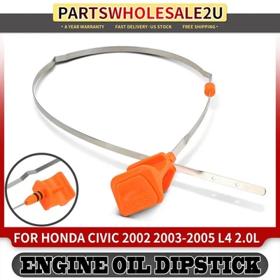 Varilla de medición de nivel de aceite del motor para Honda Civic 2002 2003 2004-2005 Hatchback L4 2,0 L Foto 1 de 4