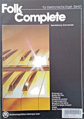 Erich Sendel - Folk Complete für Elektr. Orgel / Keyboard - Band 1 - Nr. 1214 - Bild 1 von 4