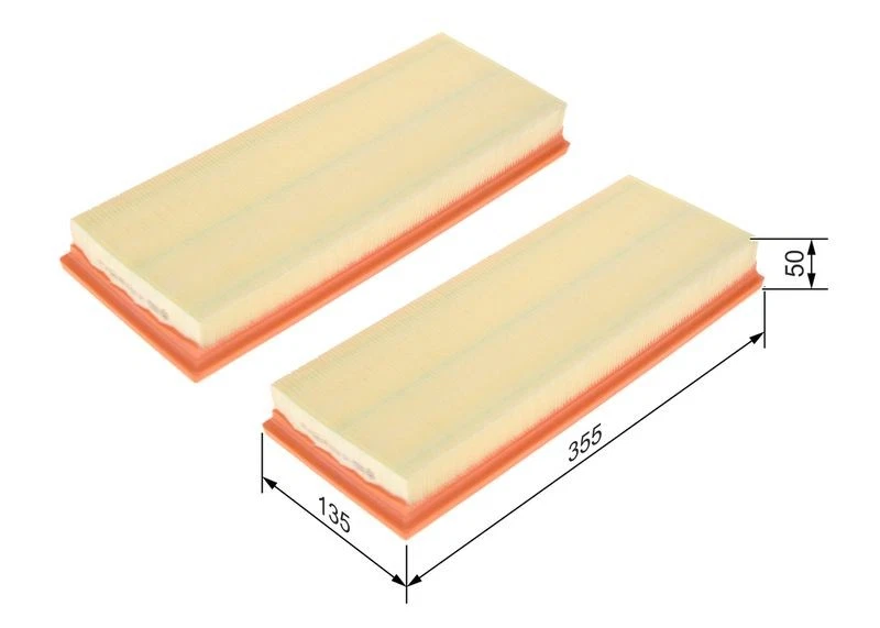 Filtro de aire BOSCH para MERCEDES-BENZ CLASE C (W203) C 230 (203.052) 1 457 433 071 Foto 1 de 4