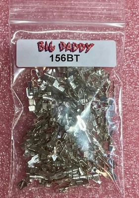 .156 Molex Trifurcon AWG 18-20 Crimp Pins for Arcade Pinball - 100 Pack (156BT) - Image 1 of 3