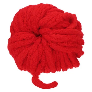 Chunky Yarn Bulky Thick Fluffy Yarn for Crochet Blanket,Red - Picture 1 of 6