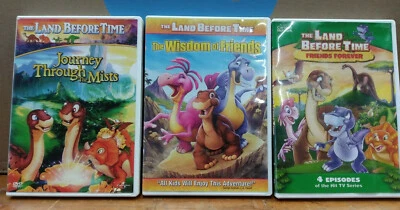 3 Land Before Time DVD Friends Forever Wisdom of Journey Through the Mist D1 - Image 1 of 3