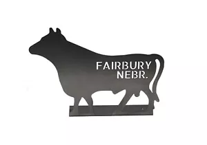 Fairbury Nebraska Bull Windmill Weight 16 Gauge Steel - Picture 1 of 2