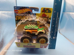 2020 Hot Wheels Monster Trucks Super Mario BOWSER mit Crushable Car - Bild 1 von 3