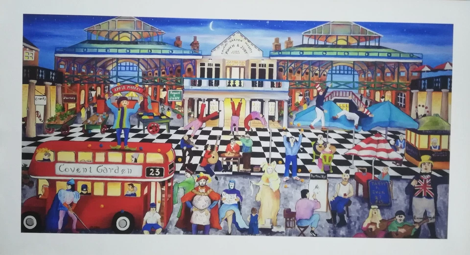 LINNEA PERGOLA GICLEE SUR CANVAS SIGNEE ET NUMEROTEE COVENT GARDEN - Photo 1/1