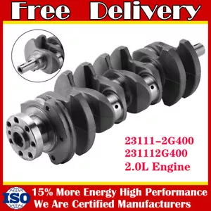 Cigüeñal motor 2,0 L para Hyundai Kia Santa Fe Sorento Sonata Optima L4 2013-16 - Imagen 1 de 13