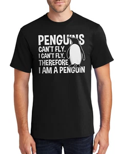 Penguins Can't Fly Funny Penguin Camiseta de Hombre - Imagen 1 de 9