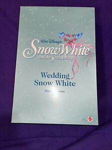 1997 Disney Wedding Snow White Barbie 3rd in Series Vintage Mattel 18958