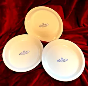 "Platos de pastel Corning Ware azul aciano 9"" P-309 vintage MCM - Lote / Juego de 3" - Imagen 1 de 24