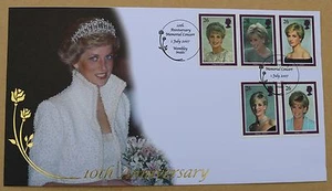 PRINCESS DIANA 10TH ANNIVERSARY OF HER DEATH 2007 BUCKINGHAM COVER - Picture 1 of 2