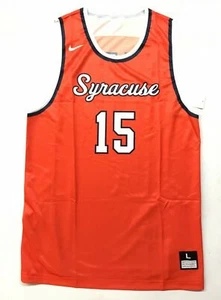 Nike Men's L Syracuse Throwback Hyper Elite Basketball Jersey Orange 703565 - Picture 1 of 2