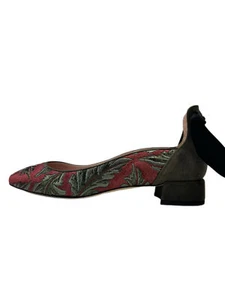 Max Mara Rosso Diana Damen-Schnürschuhe Blockabsatz Größe 7 neu mit Karton - Bild 1 von 5
