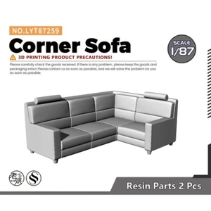Yao's Studio LYT87259 1/87 Scene Model Corner Sofa - Picture 1 of 2