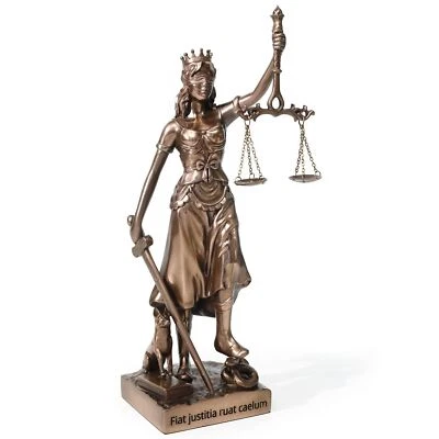 Magicsculp-The Lady Justice Statue - Greek Roman Goddess of Justice 12inch Mu... - Image 1 of 4