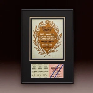 Muhammad Ali vs Henry Cooper 1966 Rematch – Official Ticket & Fight Program - Picture 1 of 7