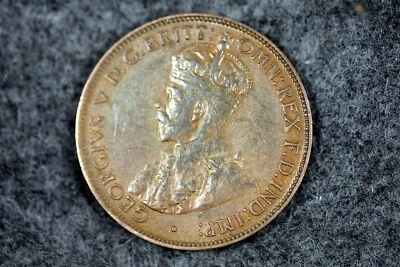 1936 AUSTRALIA ONE HALF PENNY COIN #L00692 - Image 1 of 2