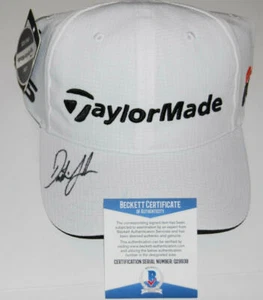 DUSTIN JOHNSON SIGNED AUTOGRAPH TAYLORMADE HAT CAP 2020 MASTERS CHAMPION BECKETT - Picture 1 of 2