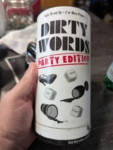 DIRTY WORDS Party Edition Adult Dice Game 100% COMPLETE 2019 University Games - Picture 1 of 9