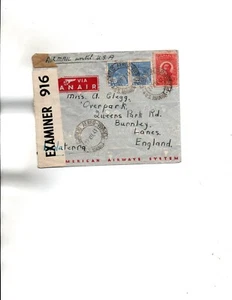 Brazil 1941 American Airways -Pan Am to England BERMUDA Censor - Picture 1 of 2