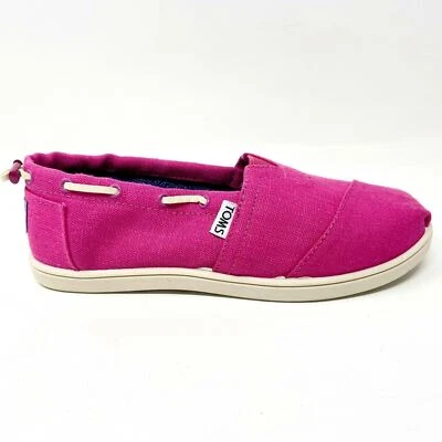 Toms Classics Earthwise Cranberry Youth Slip On Casual Flat Shoes - Image 1 of 4
