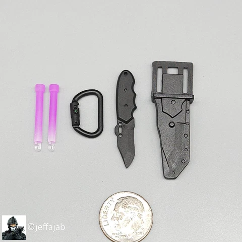 1:6 Scale Flagset End War Ghost 2.0 Combat Knife w/ Accessories for 12" Figures Cover