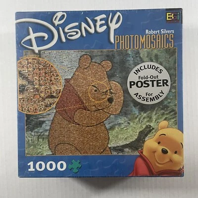 Disney Winnie the Pooh 1000 Piece Jigsaw Puzzle Includes Poster Robert Silvers - Image 1 of 4