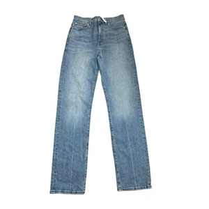 Madewell The '90s' Creased High Waist Straight Leg Denim Jeans 27 x 33- NWT - Picture 1 of 9
