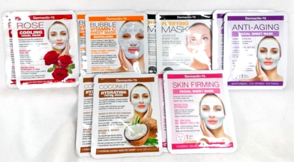 12 Dermactin Anti-aging Purifying Hydrating Firming Revitallizing Face Mask lot - Image 1 of 4