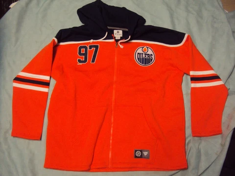 Edmonton Oilers Hoodie Sweatshirt McDavid Adult Size 3XL New Without Tags! Cover