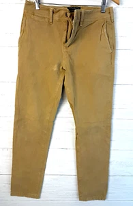 Pantalones elásticos informales American Eagle 360 Extreme Flex ajustados caqui tostados para hombre 30 x 34 - Imagen 1 de 16