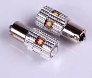 NEW XPE LED UPGRADE 25W P21W 382 BA15S 1156 WHITE REVERSE BRAKE LIGHT CANBUS* - Picture 1 of 7