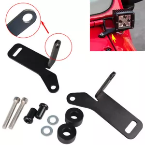 LED Holder Work Light Mounting Bracket Kits #A Fits 18-24 Wrangler Gladiator JL - Picture 1 of 4