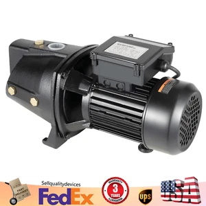 Pompa a getto per pozzi 3/4HP autoadescante pompa acqua bassa con pressostato 550W - Foto 1 di 17