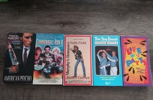 Lot BLOCKBUSTER American Psycho VHS Murphy's Romance Cannonball Run 2 two step - Picture 1 of 1
