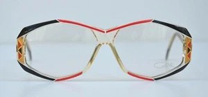 Cazal Vintage Brille - Neu aus altem Lagerbestand - Mod. 312 - Farbe 610 - Gold, schwarz & rot - Bild 1 von 3