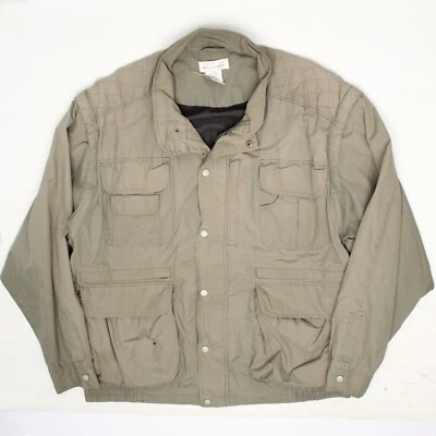 Norm Thompson Convertible Photographers Vest Jacket Mens XXL Zip Off Sleeves  - Image 1 of 4