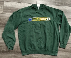Vintage Green Bay Packers Division Hit Sweatshirt Mens Oversized Large - Picture 1 of 6