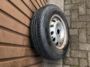 1xkomplette Reserverad Ersatzrad+Felge 165/R13C 91/89R für Opel Corsa+Anhänger - Bild 1 von 12