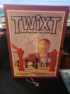 Vintage 1962 3M Bücherregal Spiel TWIXT komplett Strategie Brettspiel mit Heringen & Links - Bild 1 von 5