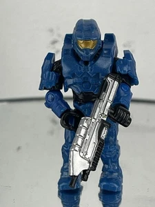 HALO MEGA CONSTRUX BLOKS UNSC COBALT BLUE SPARTAN MARK IV MINI FIGURE GWY98 - Picture 1 of 6