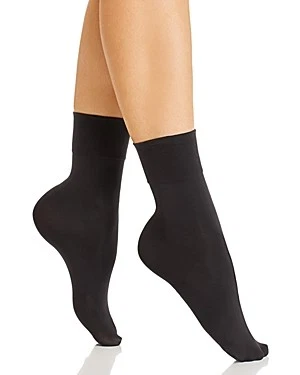 HUE Mujer Elegante Medio Pantorrilla Pantalón Calcetines Negros 1 Par - Nuevo Con Etiquetas Foto 1 de 2