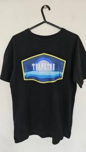 Trapstar T-Shirt Grande Logo Uomo Medium It's a Secret Nera  - Foto 1 di 13