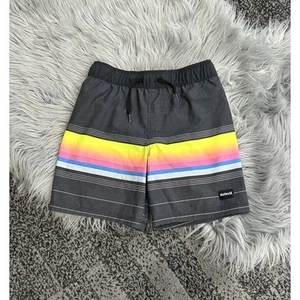 Hurley Boys Colorblock UPF 50 Swim Trunks Size 5/6 - Picture 1 of 3